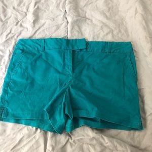 Loft teal shorts